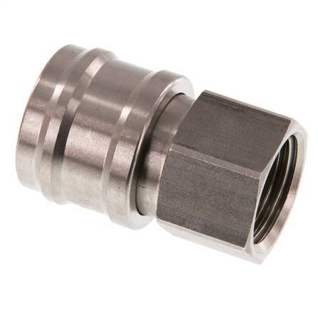 Acero inoxidable DN 7.2 (Euro) Acoplamiento de aire Enchufe G 1/2 pulgada Hembra