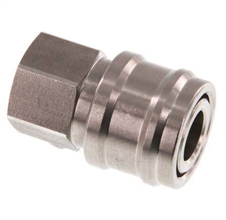 Acero inoxidable DN 7.2 (Euro) Acoplamiento de aire Enchufe G 1/4 pulgada Hembra