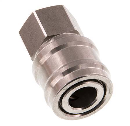 Acero inoxidable DN 7.2 (Euro) Acoplamiento de aire Enchufe G 1/4 pulgada Hembra