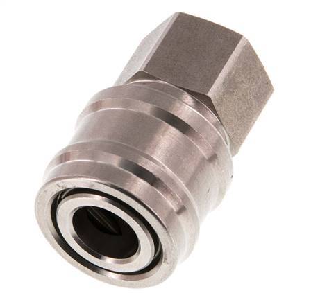 Acero inoxidable DN 7.2 (Euro) Acoplamiento de aire Enchufe G 1/4 pulgada Hembra