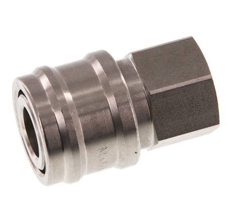 Acero inoxidable DN 7.2 (Euro) Acoplamiento de aire Enchufe G 1/4 pulgada Hembra
