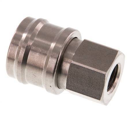 Acero inoxidable DN 7.2 (Euro) Acoplamiento de aire Enchufe G 1/4 pulgada Hembra