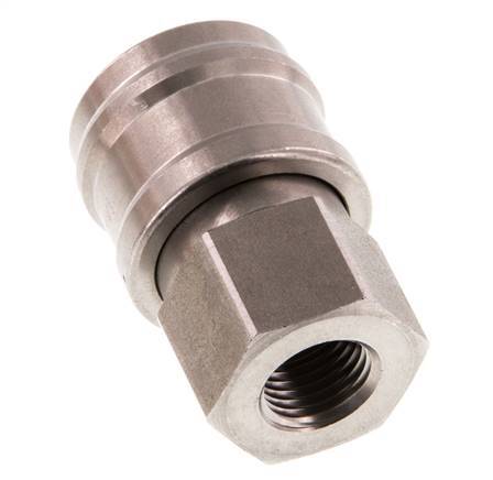 Acero inoxidable DN 7.2 (Euro) Acoplamiento de aire Enchufe G 1/4 pulgada Hembra