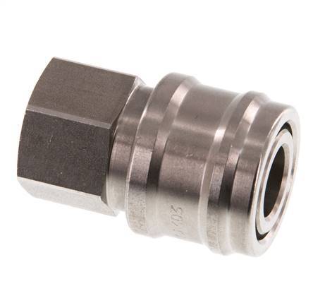 Acero inoxidable DN 7.2 (Euro) Acoplamiento de aire Enchufe G 3/8 pulgadas Hembra