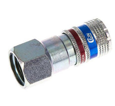 Acero/latón DN 7.6 (7.2 Euro) Acoplamiento de aire de seguridad Enchufe G 1/2 pulgada Hembra