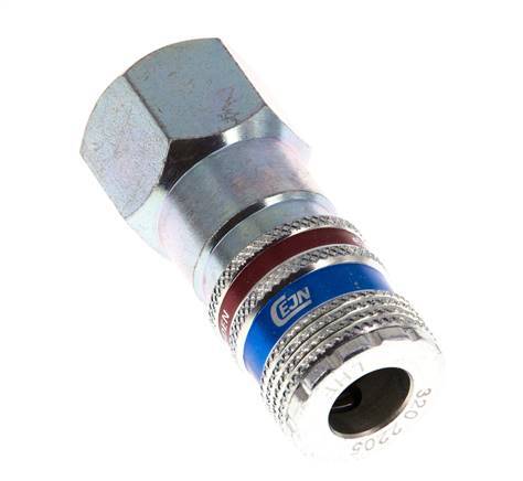 Acero/latón DN 7.6 (7.2 Euro) Acoplamiento de aire de seguridad Enchufe G 1/2 pulgada Hembra