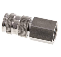 Acero inoxidable 316L DN 7.8 Acoplamiento de aire Enchufe G 1/2 pulgada Hembra Doble Cierre