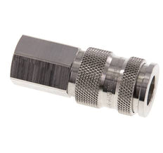 Acero inoxidable 316L DN 7,8 Acoplamiento de aire Enchufe G 1/4 pulgada Hembra Doble cierre
