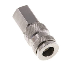 Acero inoxidable 316L DN 7,8 Acoplamiento de aire Enchufe G 1/4 pulgada Hembra Doble cierre