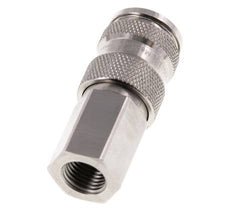 Acero inoxidable 316L DN 7,8 Acoplamiento de aire Enchufe G 1/4 pulgada Hembra Doble cierre
