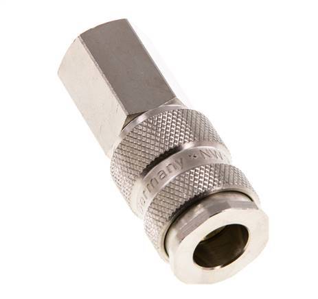Acero endurecido DN 7.8 Acoplamiento de aire Enchufe G 1/4 pulgada Hembra