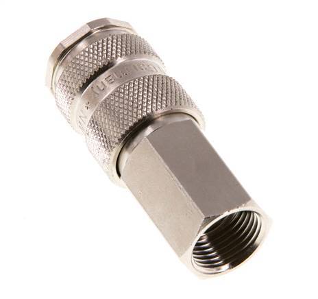 Acero endurecido DN 7.8 Enchufe de acoplamiento de aire G 3/8 pulgadas Hembra