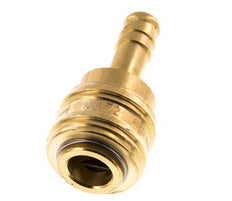 Latón DN 7,2 (Euro) Racor de acoplamiento de aire 9 mm Pilar de manguera Doble cierre
