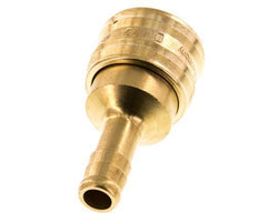 Latón DN 7,2 (Euro) Racor de acoplamiento de aire 9 mm Pilar de manguera Doble cierre