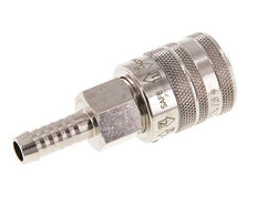 Latón niquelado DN 7,8 Racor de seguridad de acoplamiento de aire 9 mm Pilar de manguera