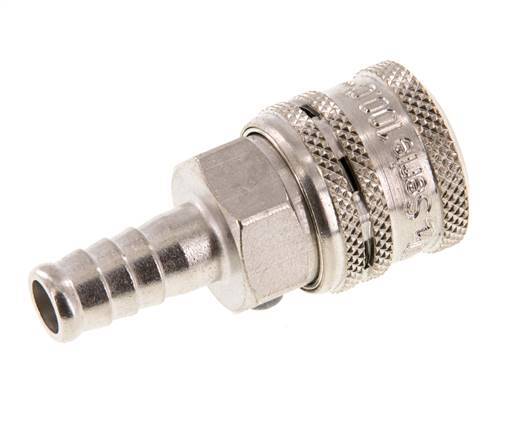 Acero DN 7.2 (Euro) Enchufe de seguridad para aire comprimido Pilar de manguera de 10 mm