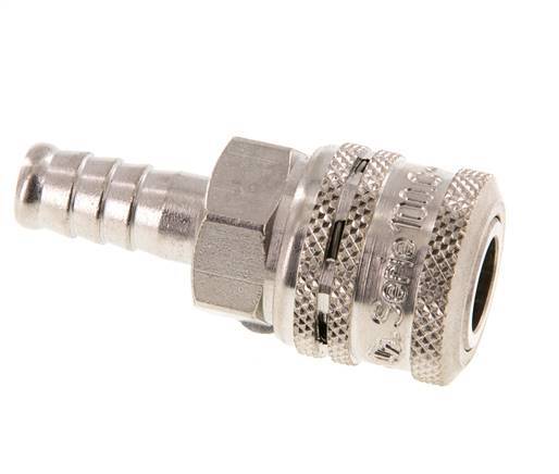 Acero DN 7.2 (Euro) Enchufe de seguridad para aire comprimido Pilar de manguera de 10 mm