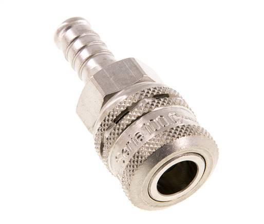 Acero DN 7.2 (Euro) Enchufe de seguridad para aire comprimido Pilar de manguera de 10 mm