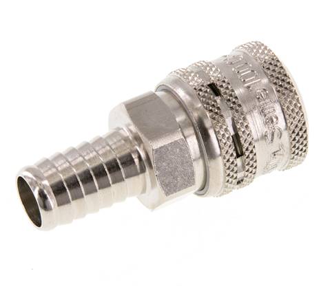 Acero DN 7.2 (Euro) Enchufe de seguridad para aire comprimido Pilar de manguera de 13 mm