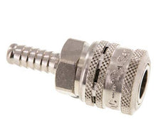 Acero DN 7.2 (Euro) Enchufe de seguridad para aire comprimido Pilar para manguera de 8 mm