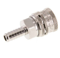 Acero DN 7.2 (Euro) Enchufe de seguridad para aire comprimido Pilar para manguera de 9 mm