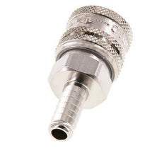 Acero DN 7.2 (Euro) Enchufe de seguridad para aire comprimido Pilar para manguera de 9 mm