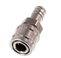 Acero inoxidable DN 7,2 (Euro) Enchufe de acoplamiento de aire 13 mm Pilar de manguera Doble cierre