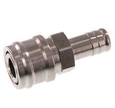 Acero inoxidable DN 7,2 (Euro) Enchufe de acoplamiento de aire 13 mm Pilar de manguera Doble cierre