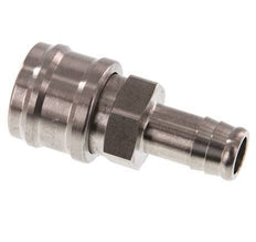 Acero inoxidable DN 7,2 (Euro) Enchufe de acoplamiento de aire 13 mm Pilar de manguera Doble cierre