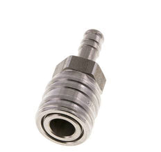 Acero inoxidable DN 7,2 (Euro) Racor de acoplamiento de aire 8 mm Columna para manguera Doble cierre