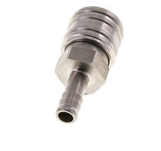 Acero inoxidable DN 7,2 (Euro) Racor de acoplamiento de aire 9 mm Columna para manguera Doble cierre