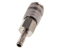 Acero inoxidable DN 7,8 Racor de acoplamiento de aire 8 mm Pilar de manguera Doble cierre