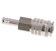 Acero inoxidable DN 7,8 Racor de acoplamiento de aire 9 mm Pilar de manguera Doble cierre