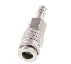 Acero inoxidable DN 7,8 Racor de acoplamiento de aire 9 mm Pilar de manguera Doble cierre