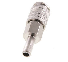 Acero inoxidable DN 7,8 Racor de acoplamiento de aire 9 mm Pilar de manguera Doble cierre
