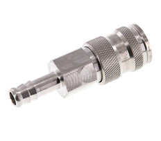 Acero inoxidable 316L DN 7,8 Enchufe de acoplamiento de aire 9 mm Pilar de manguera Doble cierre