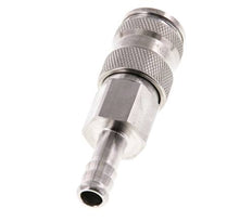 Acero inoxidable 316L DN 7,8 Enchufe de acoplamiento de aire 9 mm Pilar de manguera Doble cierre
