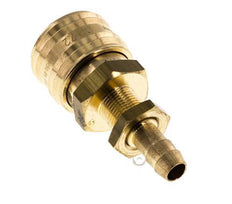 Acoplamiento de aire de latón DN 7.2 (Euro) Boquilla de manguera de 8 mm