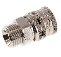 Acero DN 7.2 (Euro) Acoplamiento de aire de seguridad Enchufe G 1/2 pulgada Macho