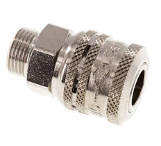 Acero DN 7.2 (Euro) Acoplamiento de aire de seguridad Enchufe G 3/8 pulgadas Macho
