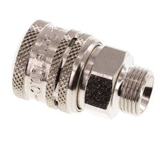 Acero DN 7.2 (Euro) Acoplamiento de aire de seguridad Enchufe G 3/8 pulgadas Macho