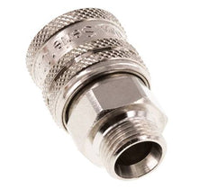 Acero DN 7.2 (Euro) Acoplamiento de aire de seguridad Enchufe G 3/8 pulgadas Macho