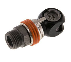 Acero DN 8 Acoplamiento de seguridad para aire Enchufe G 1/2 pulgada Macho