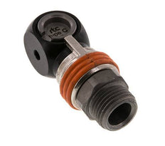 Acero DN 8 Acoplamiento de seguridad para aire Enchufe G 1/2 pulgada Macho