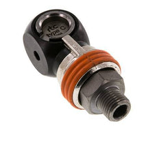 Acero DN 8 Acoplamiento de seguridad para aire Enchufe G 1/4 pulgada Macho