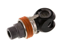 Acero DN 8 Acoplamiento de seguridad para aire Enchufe G 3/8 pulgadas Macho