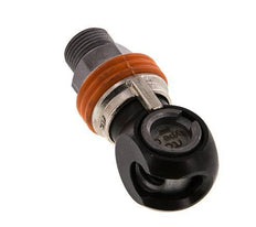 Acero DN 8 Acoplamiento de seguridad para aire Enchufe G 3/8 pulgadas Macho