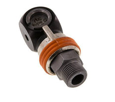 Acero DN 8 Acoplamiento de seguridad para aire Enchufe G 3/8 pulgadas Macho