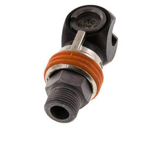 Acero DN 8 Acoplamiento de seguridad para aire Enchufe G 3/8 pulgadas Macho