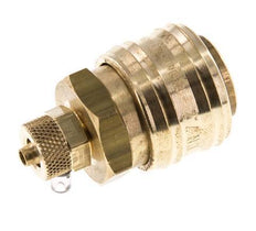 Acoplamiento de aire de latón DN 7.2 (Euro) Tuerca de unión 4x6 mm